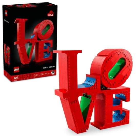 Lego Art Love: Maqueta 3d De Letras Decorativas, Regalo San Valentín O Día Madre 31214