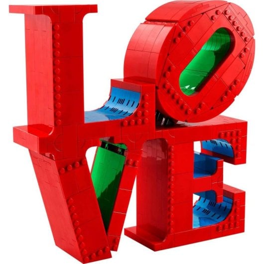 Lego Art Love: Maqueta 3d De Letras Decorativas, Regalo San Valentín O Día Madre 31214
