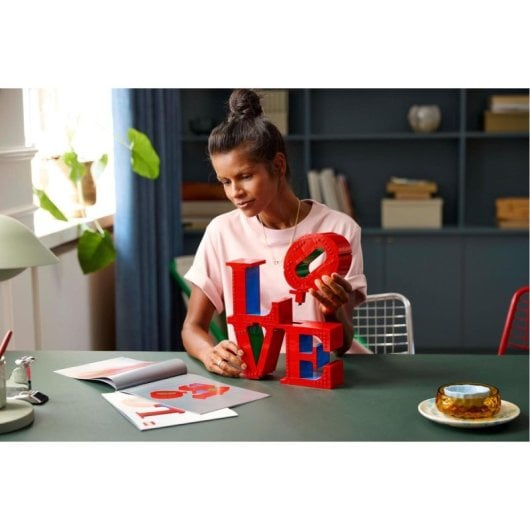 Lego Art Love: Maqueta 3d De Letras Decorativas, Regalo San Valentín O Día Madre 31214