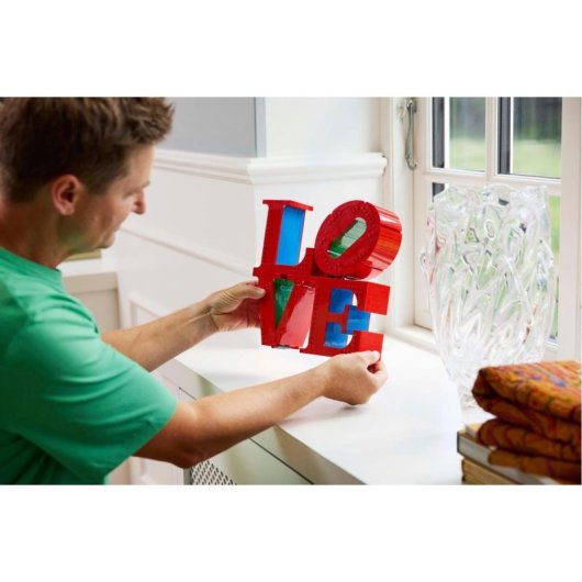 Lego Art Love: Maqueta 3d De Letras Decorativas, Regalo San Valentín O Día Madre 31214