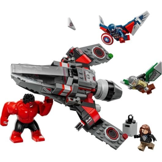 Lego Marvel Capitán América Vs. Hulk: Avión De Juguete Para Niños De 8+ Años 76292