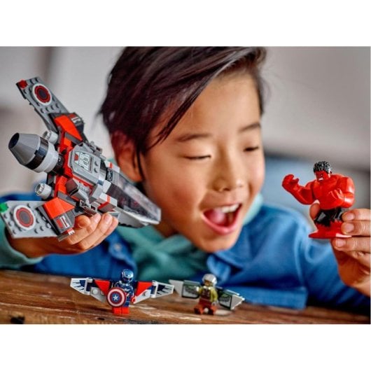 Lego Marvel Capitán América Vs. Hulk: Avión De Juguete Para Niños De 8+ Años 76292