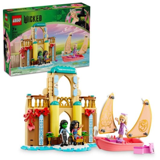 Lego® Wicked Glinda, Elphaba Y Nessarose En Shiz University Casa De Muñecas Y Barco De Juguete