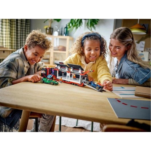 Lego City Camión F1: Vehículos Red Bull Y Aston Martin Para Niños De 8+ Años 60445