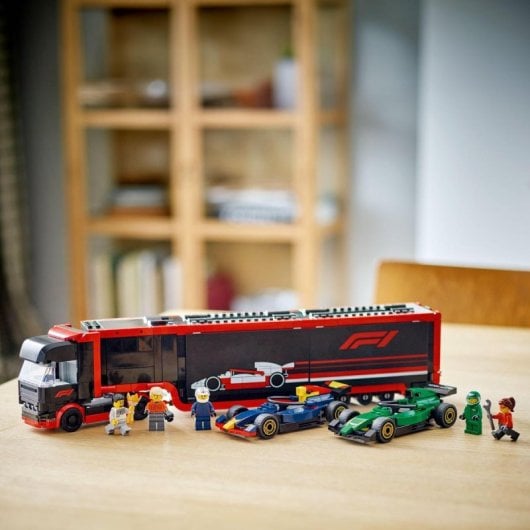 Lego City Camión F1: Vehículos Red Bull Y Aston Martin Para Niños De 8+ Años 60445