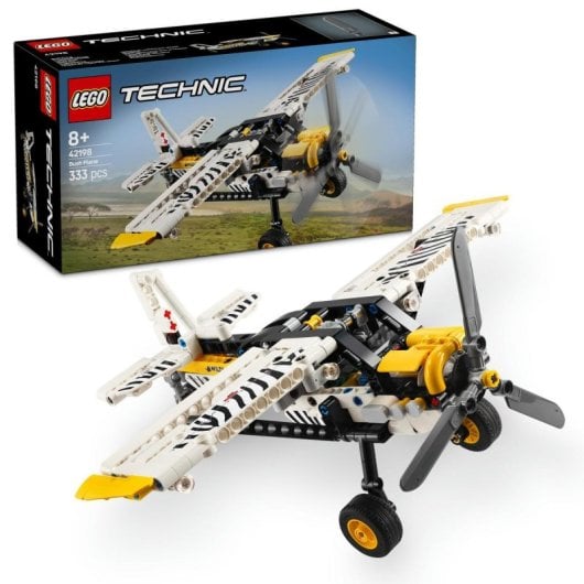 Avião Lego Technic: modelo de avião com tema de zebra para crianças a partir dos 8 anos 42198
