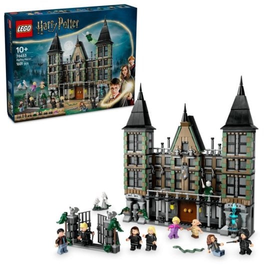 Lego Harry Potter Mansión Malfoy: Maqueta Y Figuras De Draco, Dobby Y Voldemort 76453