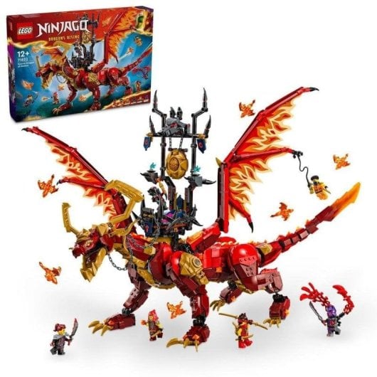 Set de Juguete LEGO Ninjago Dragón Fuente del Movimiento 1716 piezas articulado