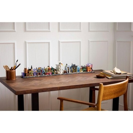 Lego Harry Potter Callejón Diagon: Maqueta Con 12 Figuras Y Autobús Para Adultos 76444