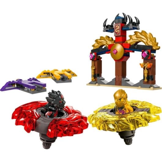 Lego Ninjago Spinjitzu Dragón: Set De Peonza Y Figuras De Juguete Para Niños De 6+ Años 71826