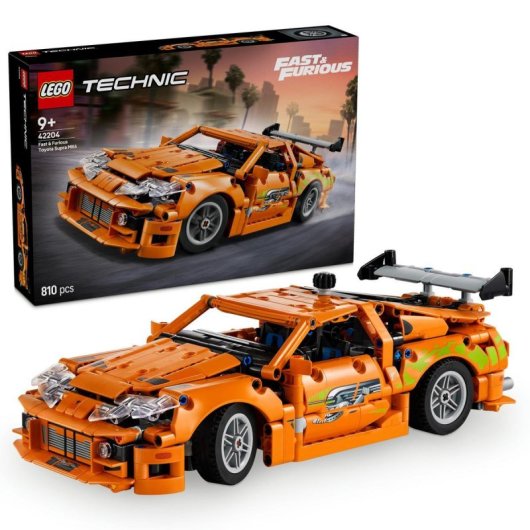 Lego Technic: Toyota Supra Mk4, Maqueta De Coche Deportivo, Set 42204