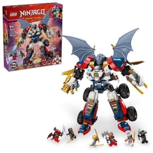 LEGO Ninjago Meca Ultra Combo de Zane 71834 1187 peças