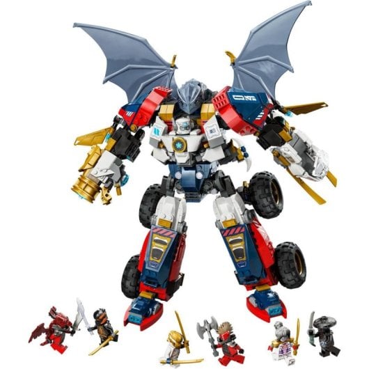Lego Ninjago Meca Ultra Combo: Set 4 En 1 Con Coche, Jet Y Dragón Para Niños De 9+ Años 71834