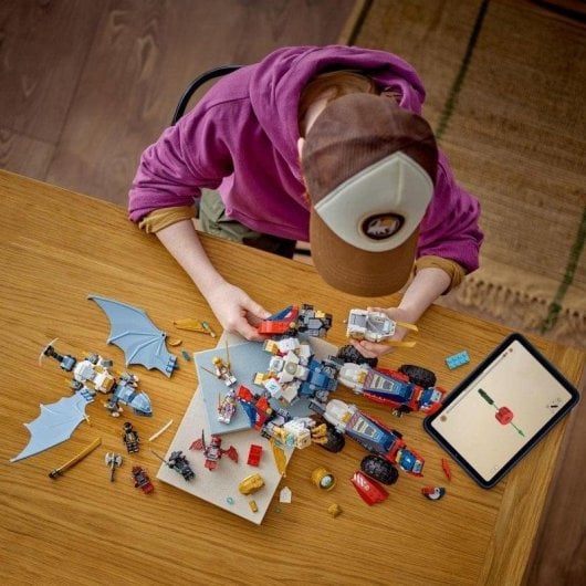 LEGO Ninjago Meca Ultra Combo de Zane 71834 1187 peças