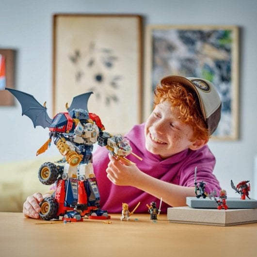Lego Ninjago Meca Ultra Combo: Set 4 En 1 Con Coche, Jet Y Dragón Para Niños De 9+ Años 71834