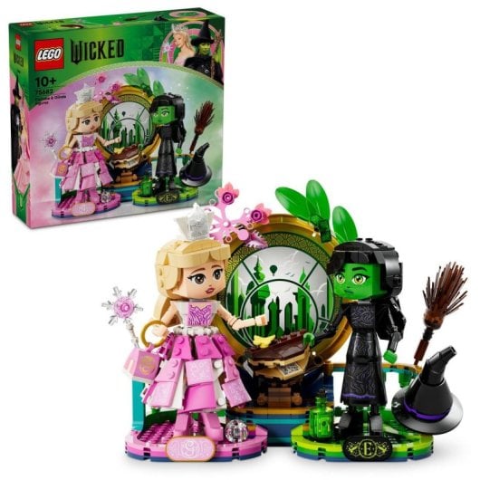 Lego® Wicked Figuras De Elphaba Y Glinda Juego De Construcción De Juguetes, Regalo Para Niños 75682