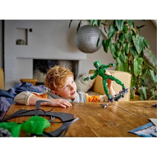 Figura de construção LEGO Marvel Duende Verde 76284 articulada