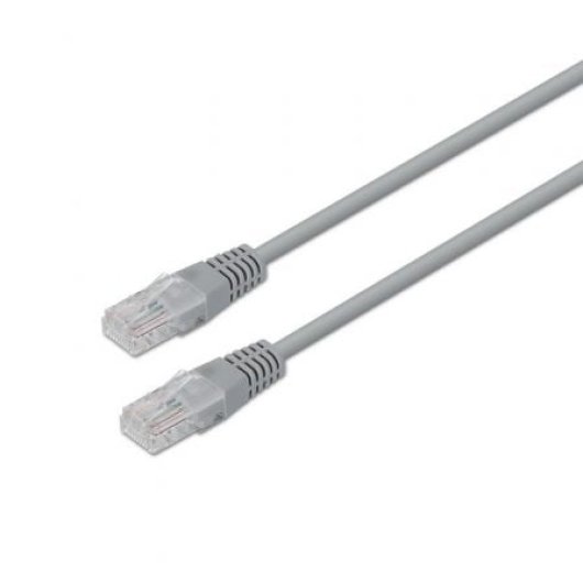 Cable de red RJ45 AISENS A133-0183 Cat.5e 10m Gris UTP AWG24