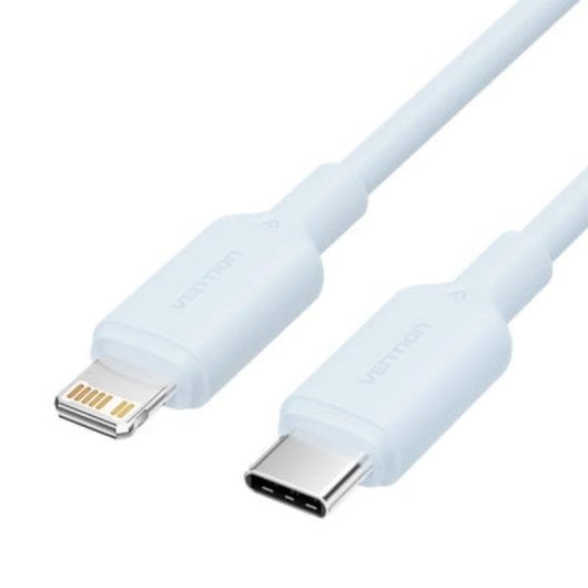 Cabo Vention LAKSH USB-C para Lightning 2 m 27W 3A azul 480Mbps niquelado