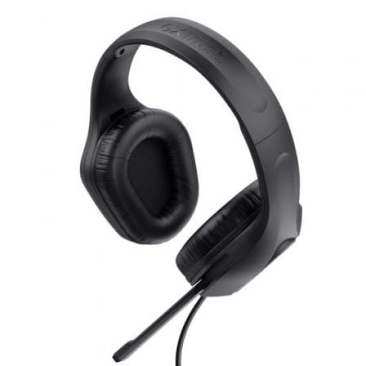 Auriculares Trust con cable 3.5mm/USB y micrófono para gaming con luces LED