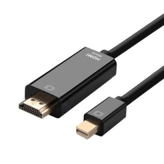 AISENS A125-0361 Cable Conversor Mini DisplayPort a HDMI 2m 4K@30Hz Negro