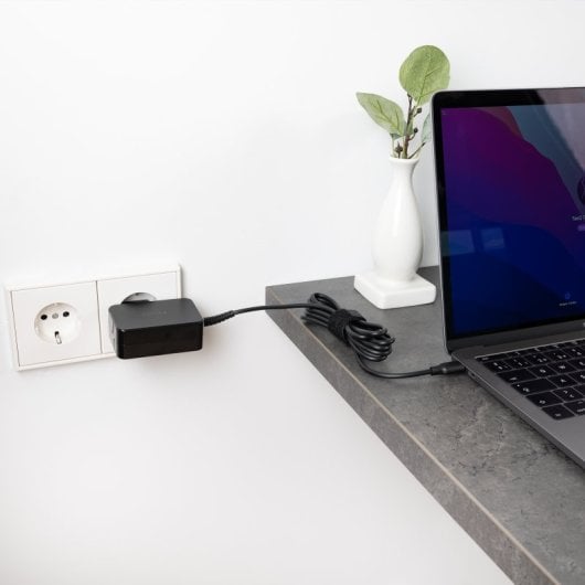 Cargador Portátil TooQ TQLC-USBCGAN45PD GaN 45W USB-C/ Automático/ Cable 1.8m/ Negro