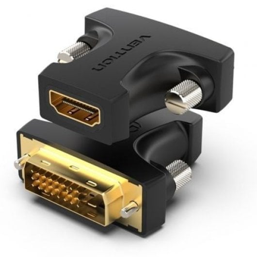 Vention AILB0 HDMI-Buchse auf DVI 24+1 Stecker Adapter 1080p 60Hz PVC Schwarz