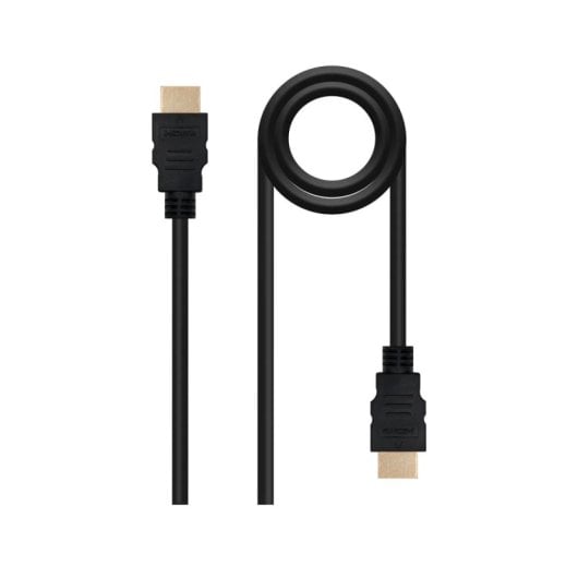 HDMI-Kabel Nanocable HDMI-Stecker-HDMI-Stecker 10 m Schwarz