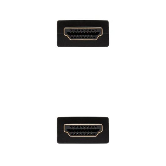 HDMI-Kabel Nanocable HDMI-Stecker-HDMI-Stecker 10 m Schwarz