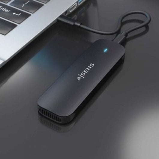 Caja externa M.2 NVMe AISENS ASM2-024B Aluminio Negro USB 3.2 Gen2 Plug and Play