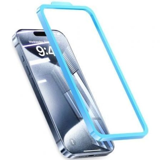 Protector de Pantalla Vention KUMTCA-30 Cristal Templado iPhone 15 Pro + Instalador