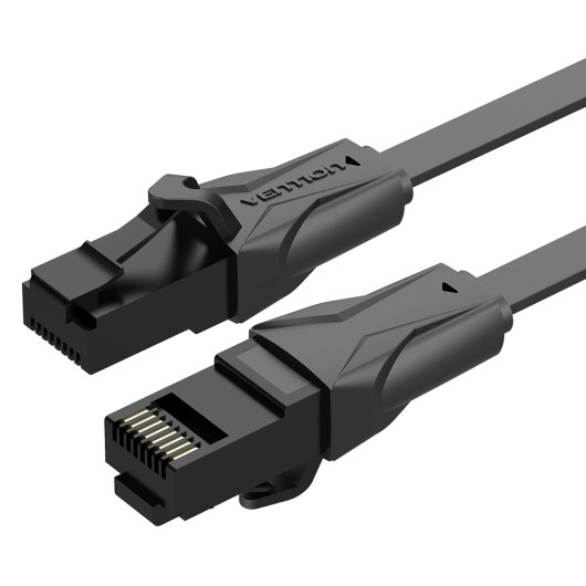 Cable de red Vention IBABH Cat6 2m RJ45 UTP negro alta velocidad