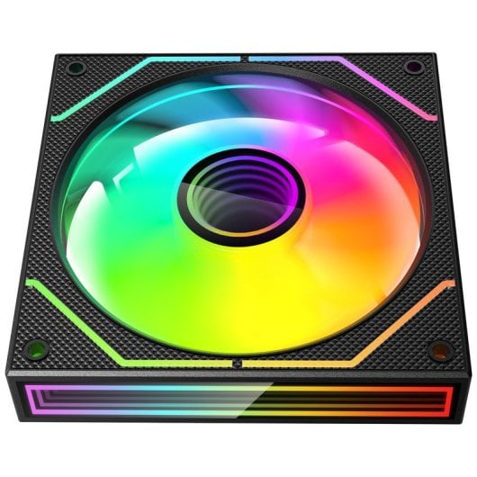 Mars Gaming Mf-3dprox2r Kit 2x Ventiladores Argb 120mm Aspas Invertidas Pwm Fdb Negro