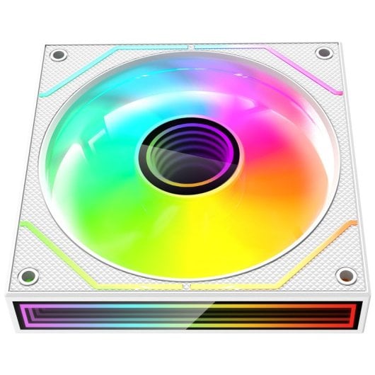 Mars Gaming MF-3DPROX2R Kit 2x Ventiladores ARGB 120mm Aspas Invertidas PWM FDB Blanco