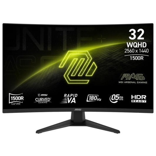 MSI MAG 321CQF E18 31,5" LED Rapid VA QHD 180Hz 0,5ms Curva di sincronizzazione adattiva