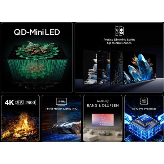 Google TV TCL QD-MiniLED 55" 55C7K UltraHD 4K