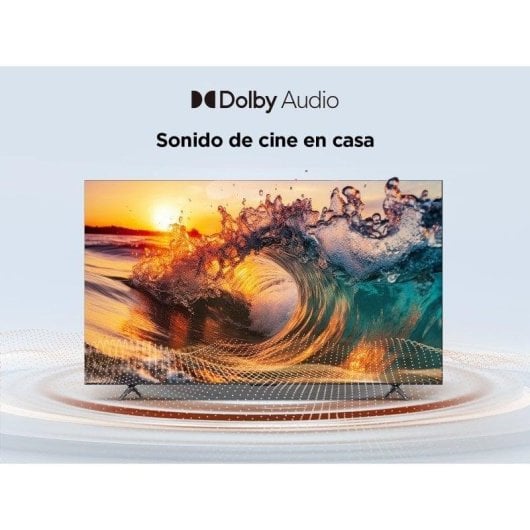 TV TCL LED 55P6K 55" 4K UltraHD 60Hz Smart TV Google TV HDR10 Dolby Audio