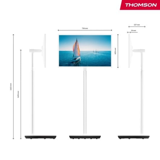 Thomson LCD 32" 32HA4M44 Televisión Portátil con Batería Android TV