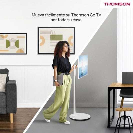 Thomson LCD 32" 32HA4M44 Televisión Portátil con Batería Android TV
