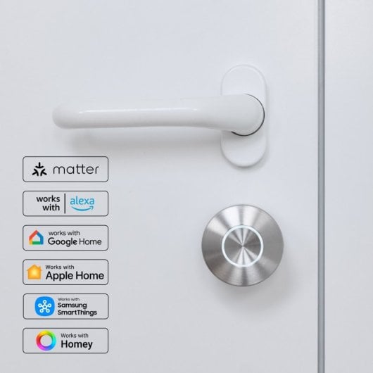 Fechadura eletrónica Nuki Smart Lock Pro WiFi Bluetooth Matte Motor Brushless