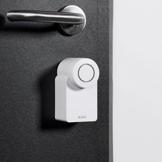 Türschloss Nuki Smart Lock Go WiFi und Bluetooth Öffnung mit App Kompatibel mit Alexa, Google Home und Apple Homekit