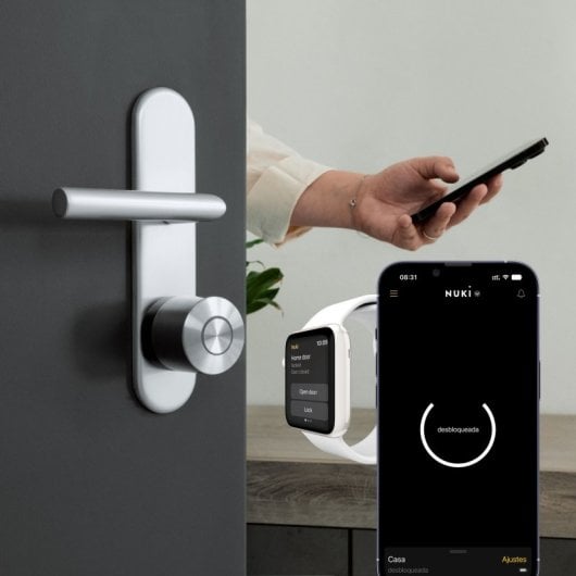 Serrure connectée Nuki Smart Lock Ultra en acier inoxydable