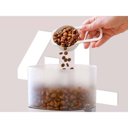 Comedero inteligente Imou PF1 4L WiFi Cámara 2K+ Visión 360° Acero Blanco Gato