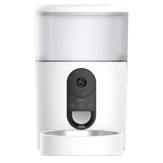Comedero inteligente Imou PF1 4L WiFi Cámara 2K+ Visión 360° Acero Blanco Gato