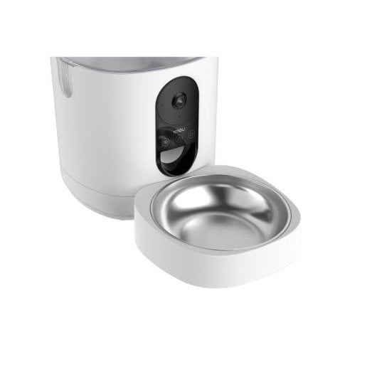 Comedero inteligente Imou PF1 4L WiFi Cámara 2K+ Visión 360° Acero Blanco Gato