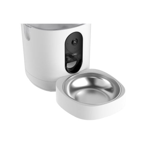 Comedero inteligente Imou PF1 4L WiFi Cámara 2K+ Visión 360° Acero Blanco Gato