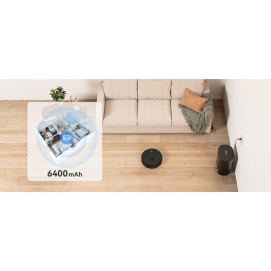 Imou RV1 Pro Robot Aspirapolvere Max 6500Pa Aspirazione, Base di Svuotamento Automatico e Lavaggio