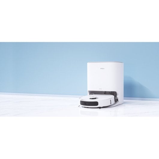 Robot aspirapolvere Imou con navigazione LiDAR, batteria da 6400 mAh e stazione di ricarica intelligente