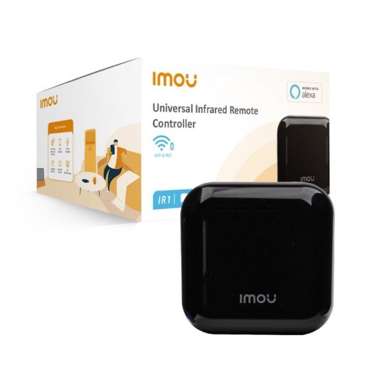 Controllo universale Imou IR/WiFi/Bluetooth per voce, Plug & Play, 8m, nero
