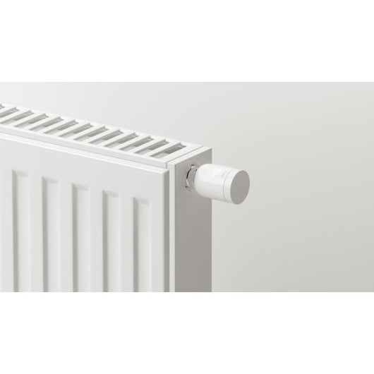 Termostato digital Imou ZigBee Blanco inteligente programable, batería, Alexa/Google, remoto